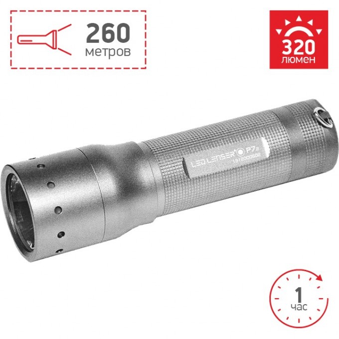 Фонарь профессиональный LED LENSER P7.2 - Тitanium 9407-T